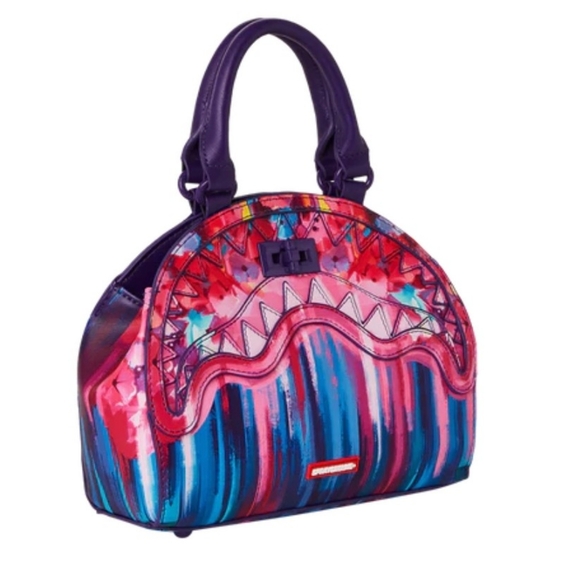 Sprayground Floral Botanica Shark Handbag - Picture 3 of 15